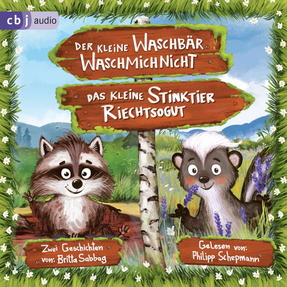 Cover von Britta Sabbag - Der kleine Waschbär Waschmichnicht und Das kleine Stinktier Riechtsogut
