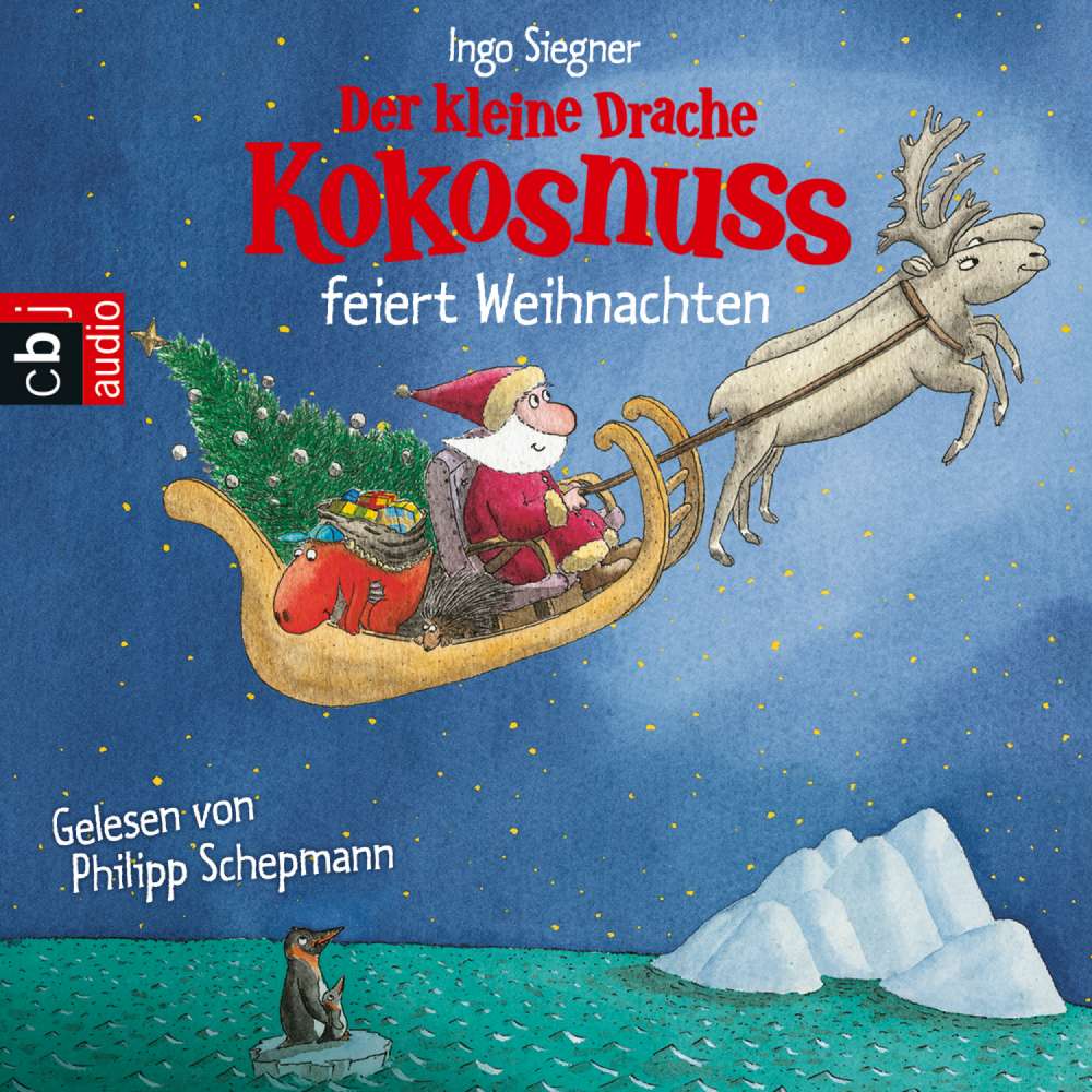 Cover von Ingo Siegner - Der kleine Drache Kokosnuss - Band 2 - Der kleine Drache Kokosnuss feiert Weihnachten