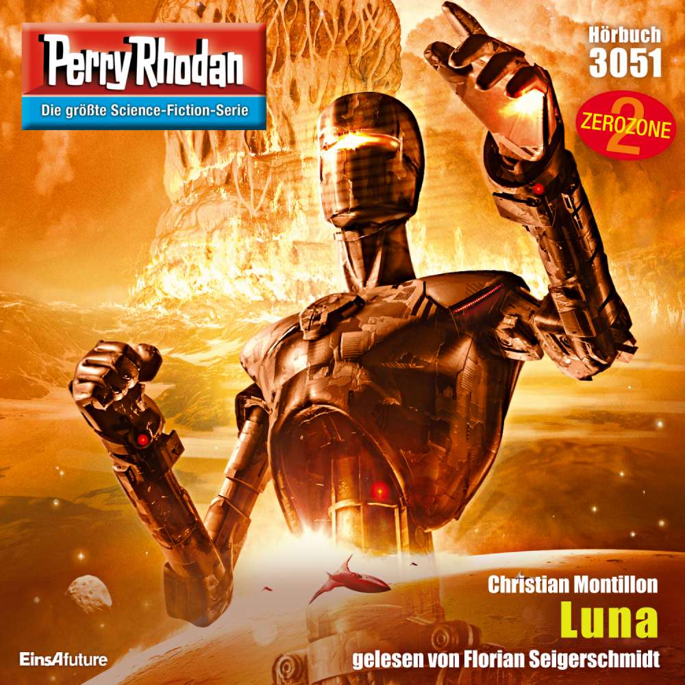 Cover von Christian Montillon - Perry Rhodan - Erstauflage 3051 - Luna