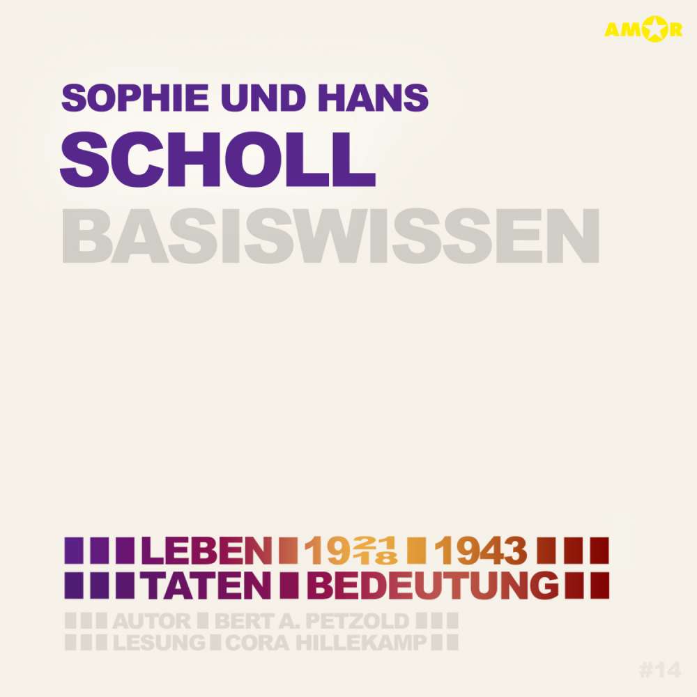 Cover von Bert Alexander Petzold - Sophie und Hans Scholl (1921/18-1943) Basiswissen - Leben, Taten, Bedeutung