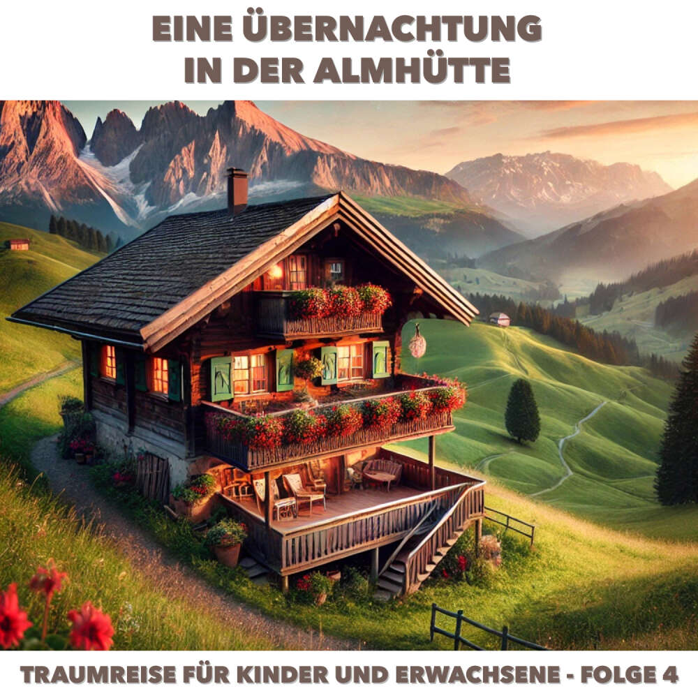 Cover von Traumreisen für Erwachsene und Kinder - Folge 4 - Eine Übernachtung in der Almhütte