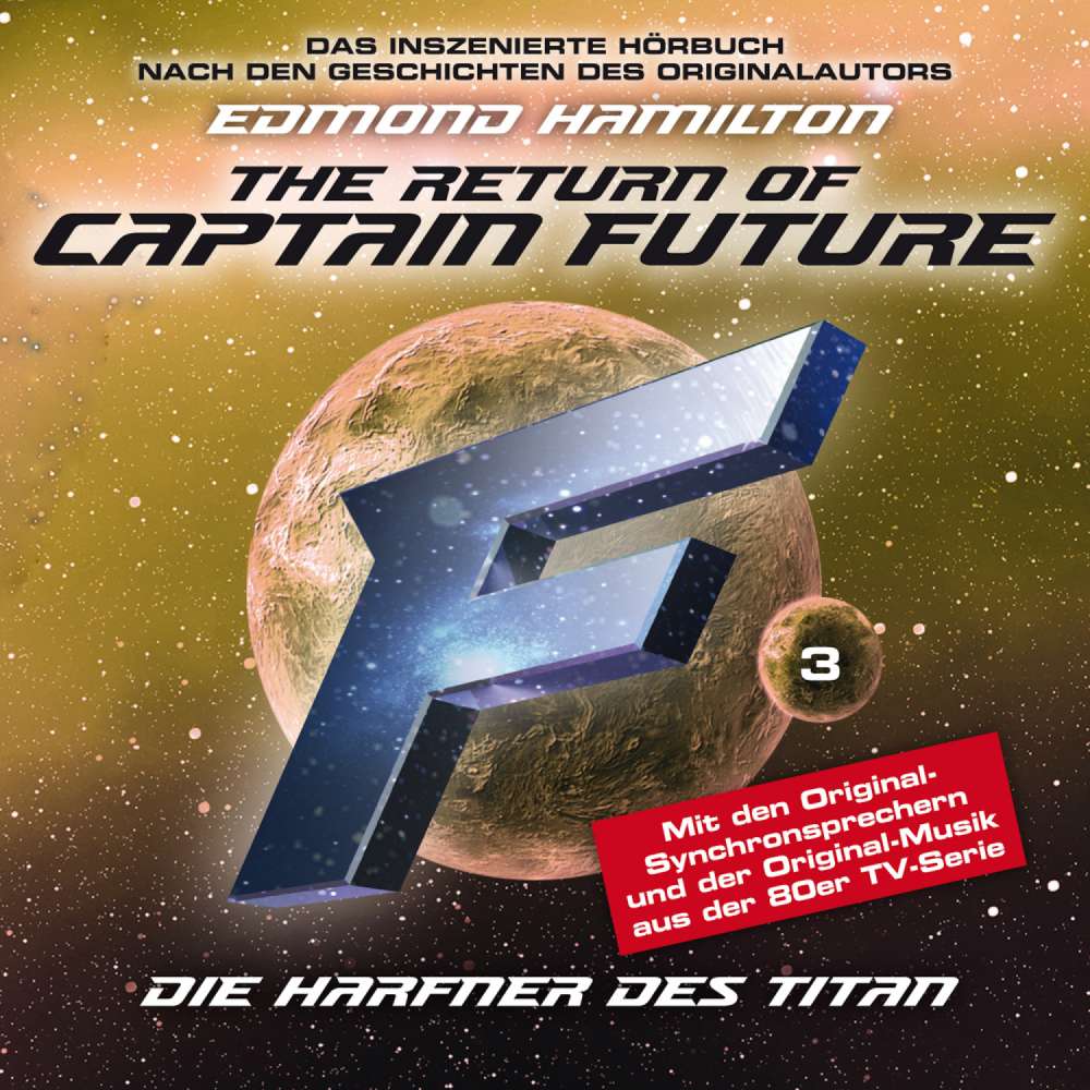 Cover von Captain Future - Folge 3 - Die Harfner des Titan - nach Edmond Hamilton