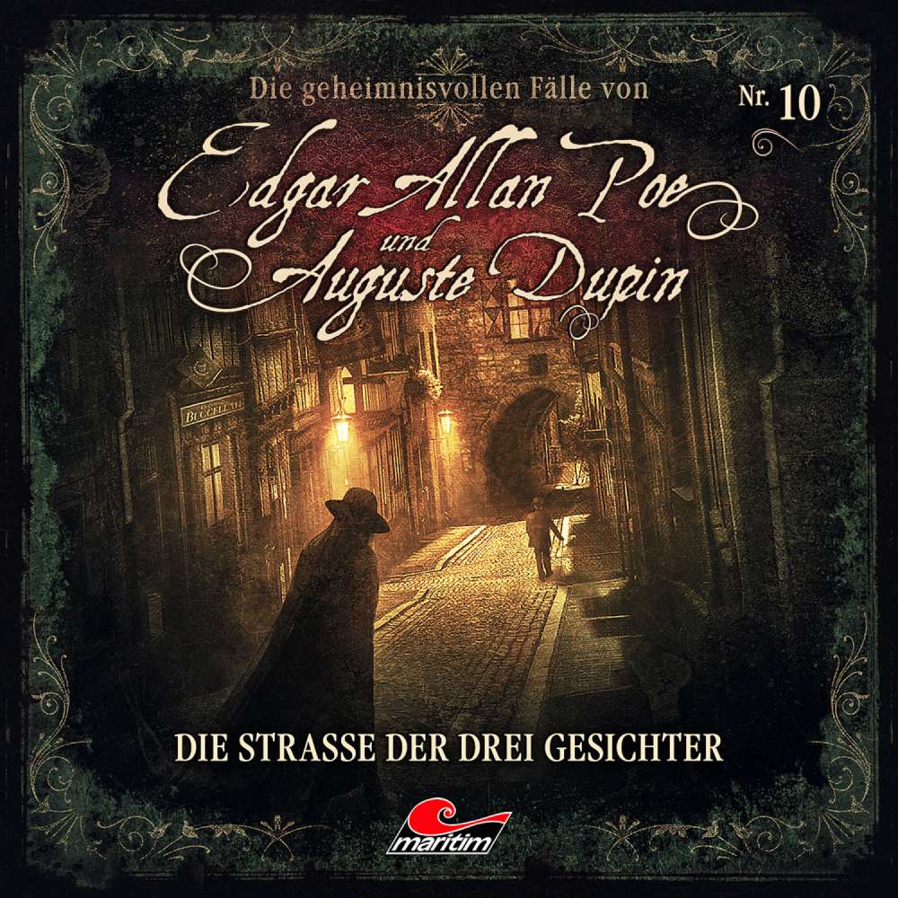 Cover von Edgar Allan Poe & Auguste Dupin - Folge 10 - Die Straße der drei Gesichter