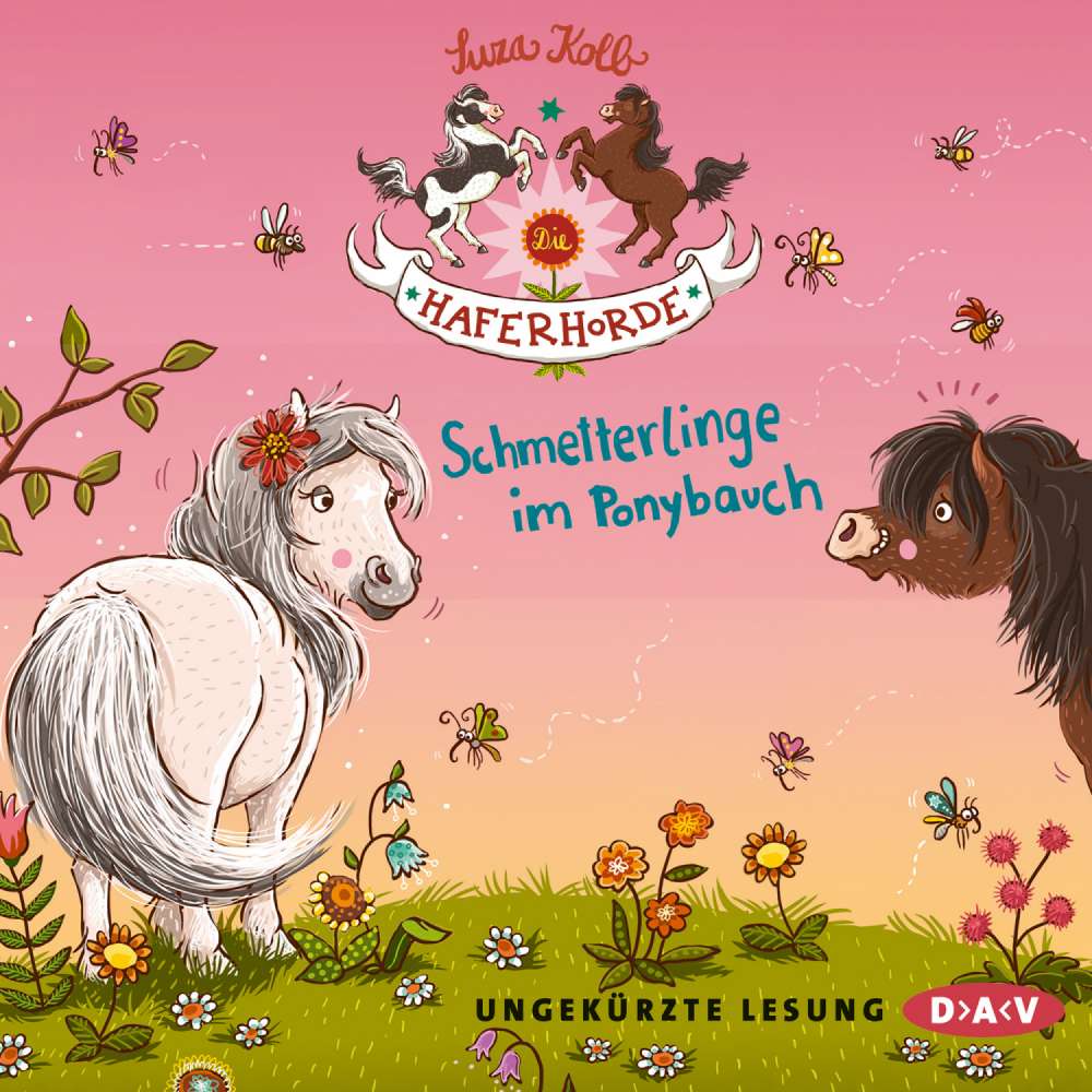 Cover von Suza Kolb - Die Haferhorde - Teil 4 - Schmetterlinge im Ponybauch