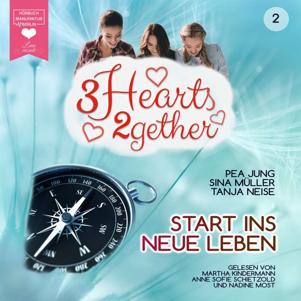 Cover von Pea Jung - 3hearts2gether - Band 2 - Start ins neue Leben