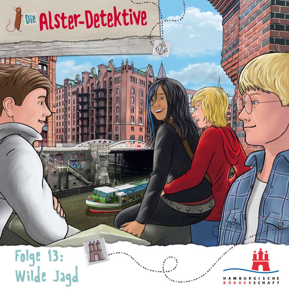 Cover von Die Alster-Detektive - Folge 13 - Wilde Jagd