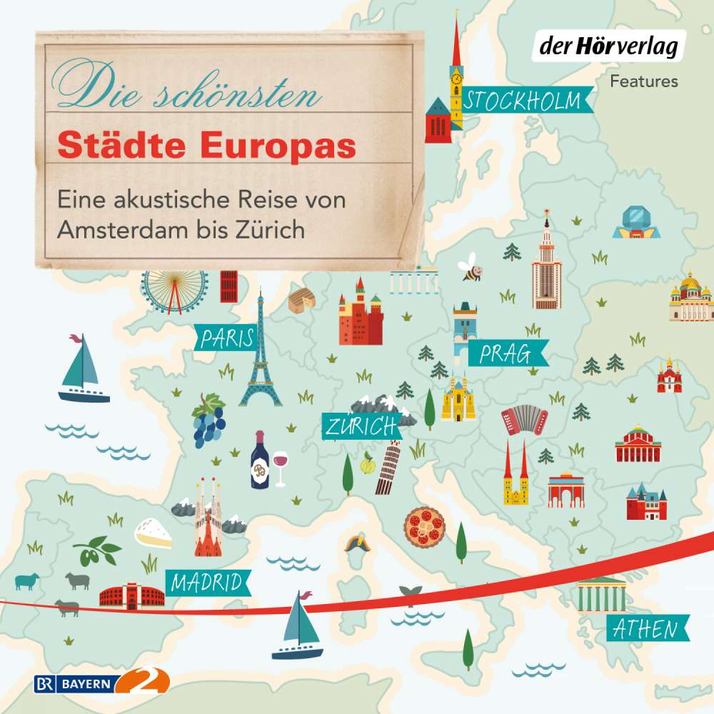 Cover von Florian Schairer - Sehnsuchtsreisen - Band 3 - Die schönsten Städte Europas - Eine akustische Reise von Amsterdam bis Zürich
