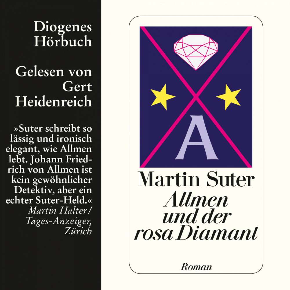 Cover von Martin Suter - Allmen 2 - Allmen und der rosa Diamant