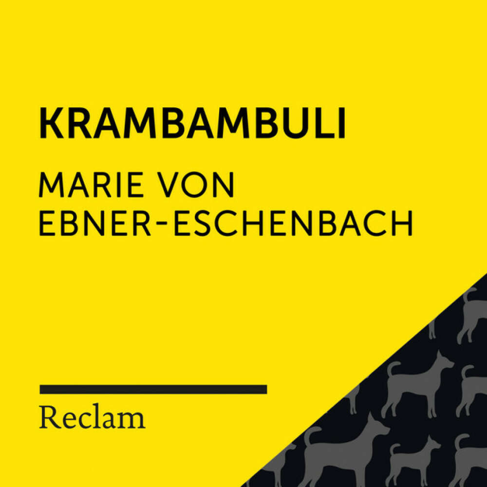 Cover von Reclam Hörbücher - Ebner-Eschenbach: Krambambuli (Reclam Hörbuch)