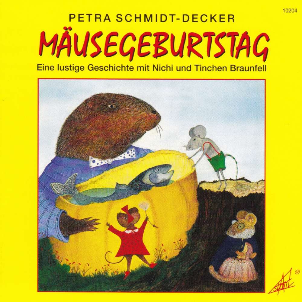 Cover von Petra Schmidt-Decker - Mäusegeburtstag - Eine lustige Geschichte mit Nichi und Tinchen Braunfell