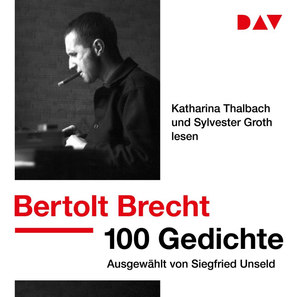 Cover von Bertolt Brecht - 100 Gedichte. Ausgewählt von Siegfried Unseld