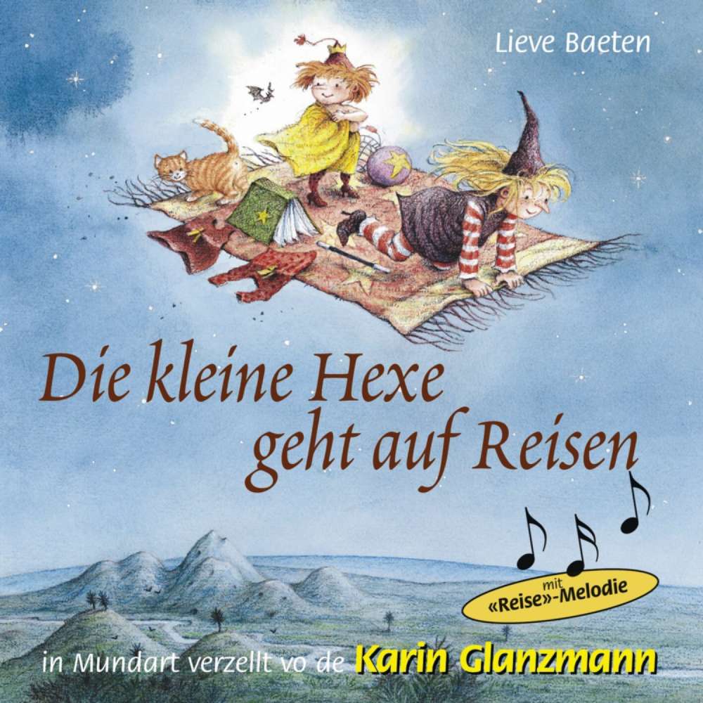 Cover von Karin Glanzmann - Die kleine Hexe geht auf Reisen (Schweizer Mundart)