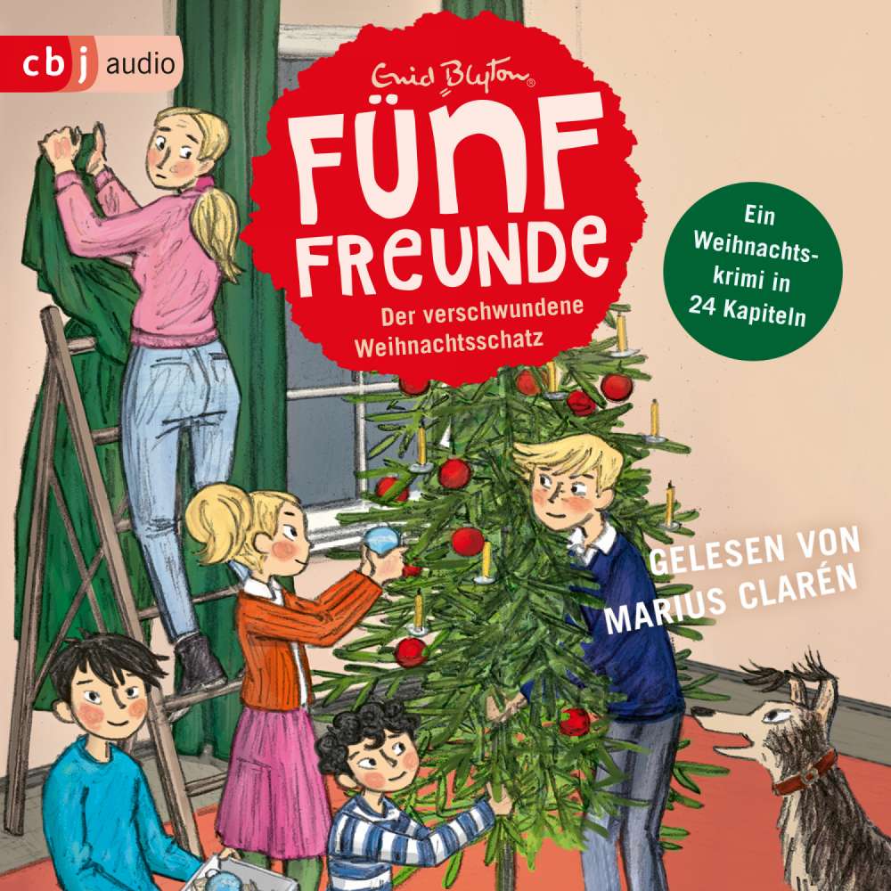 Cover von Enid Blyton - Weihnachtskrimi-Reihe - Band 2 - Fünf Freunde - Der verschwundene Weihnachtsschatz