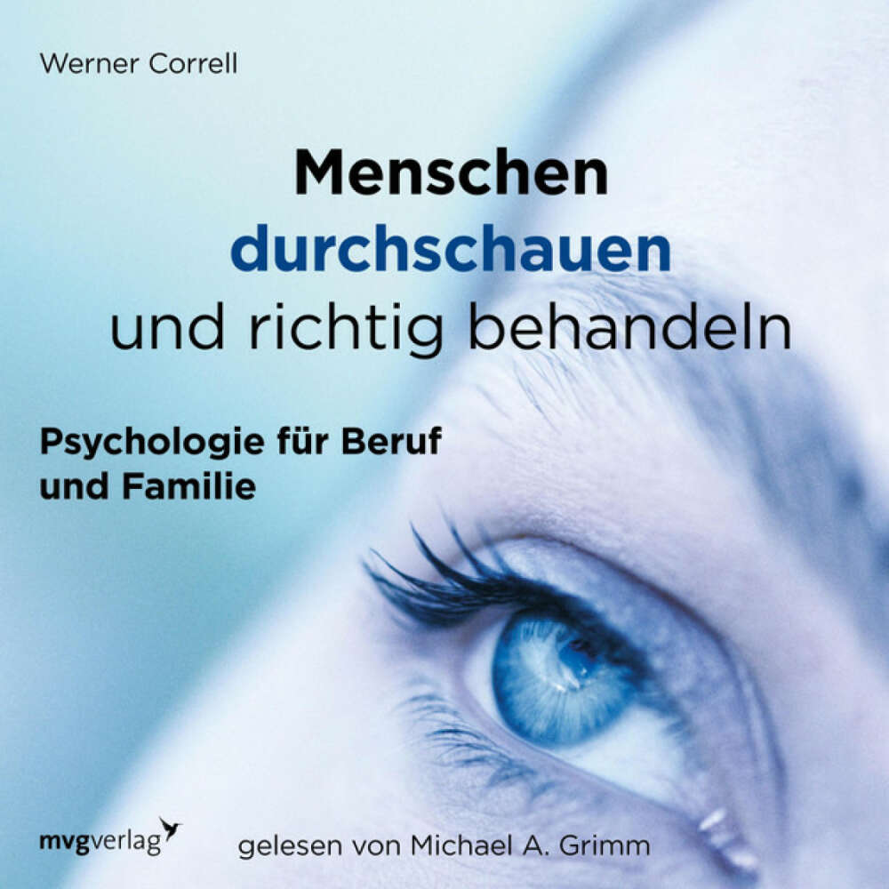 Cover von Werner Correll - Menschen durchschauen und richtig behandeln (Psychologie für Beruf und Familie)