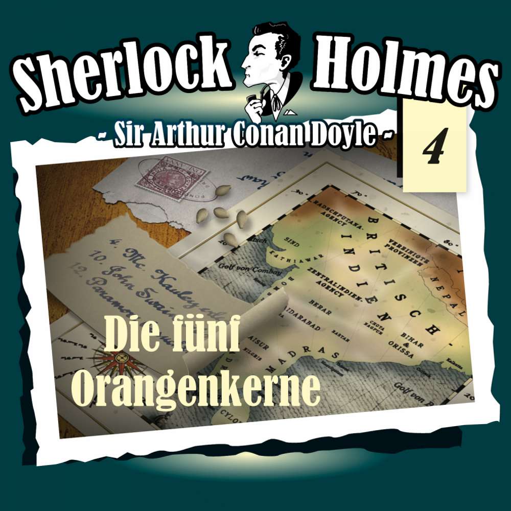 Cover von Sherlock Holmes - Fall 4 - Die fünf Orangenkerne