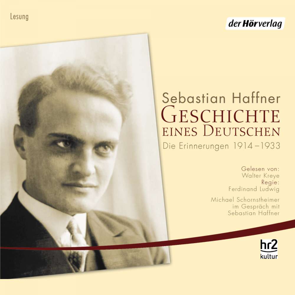 Cover von Sebastian Haffner - Geschichte eines Deutschen - Die Erinnerungen 1914-1933