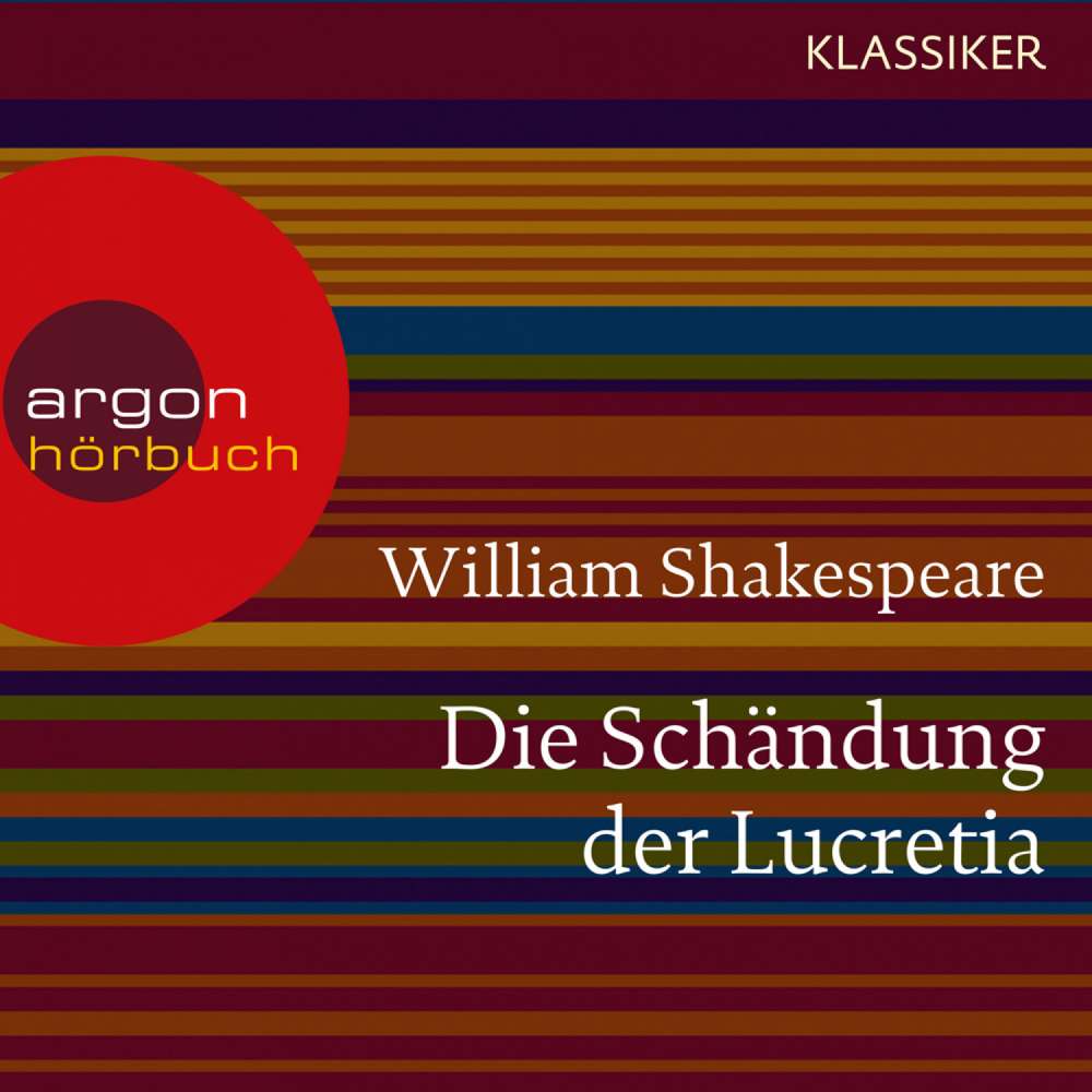 Cover von William Shakespeare - Die Schändung der Lucretia