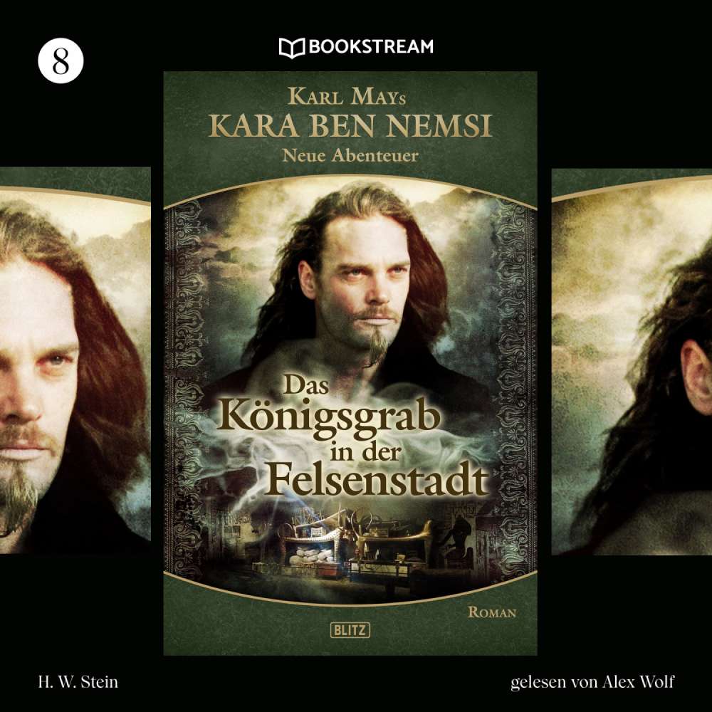 Cover von Karl May - Kara Ben Nemsi - Neue Abenteuer - Folge 8 - Das Königsgrab in der Felsenstadt