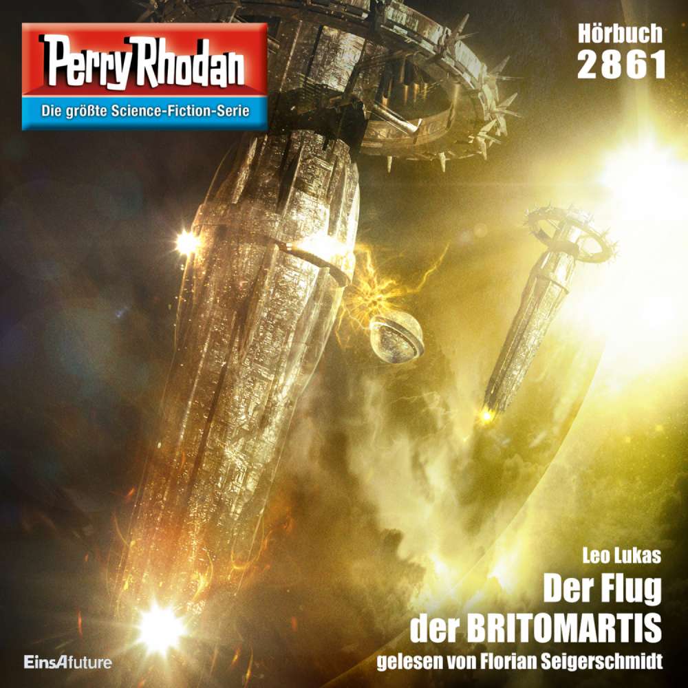 Cover von Leo Lukas - Perry Rhodan - Erstauflage 2861 - Der Flug der BRITOMARTIS