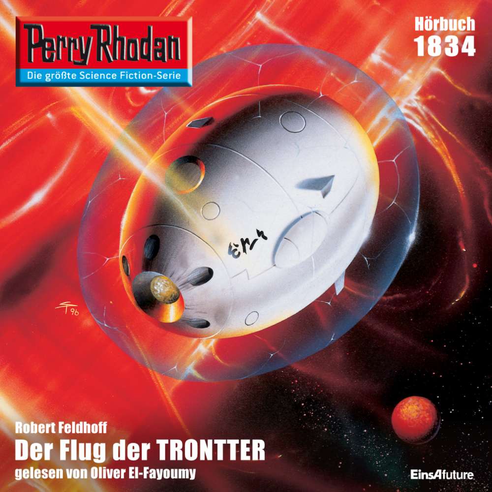 Cover von Robert Feldhoff - Perry Rhodan - Erstauflage 1834 - Der Flug der TRONTTER