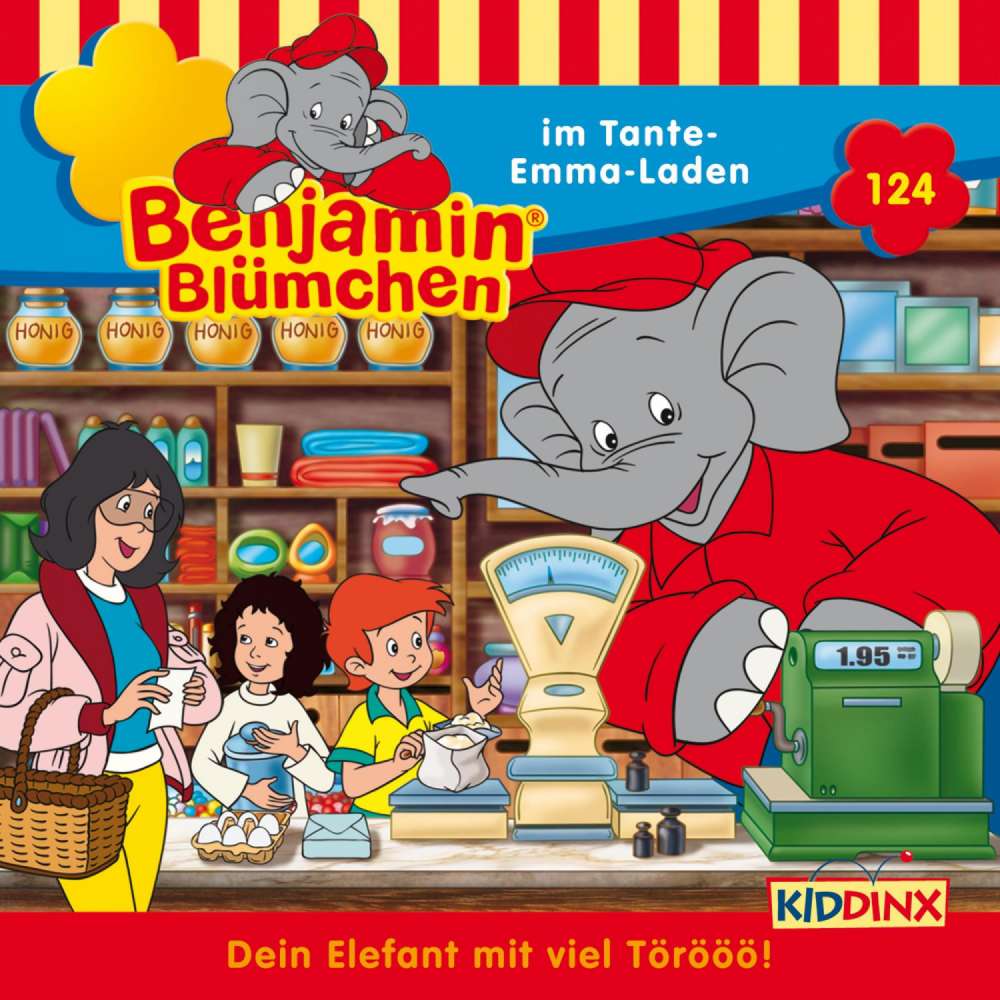 Cover von Benjamin Blümchen - Folge 124 - Benjamin im Tante-Emma-Laden