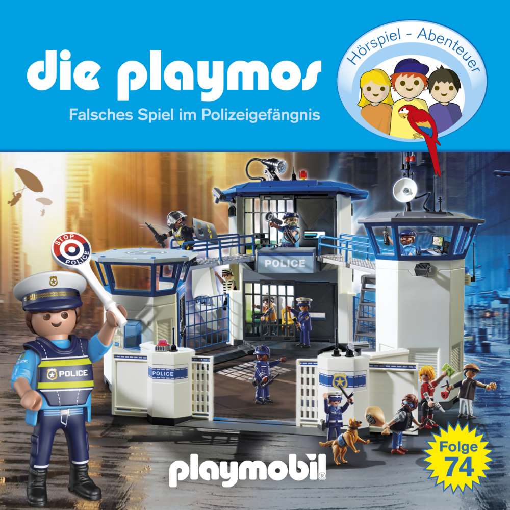 Cover von Die Playmos - Das Original Playmobil Hörspiel - Folge 74 - Falsches Spiel im Polizeigefängnis