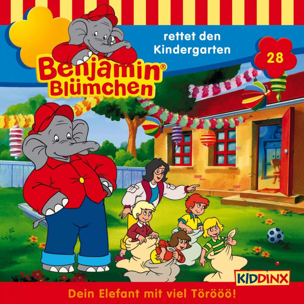 Cover von Benjamin Blümchen -  Folge 28 - Benjamin rettet den Kindergarten