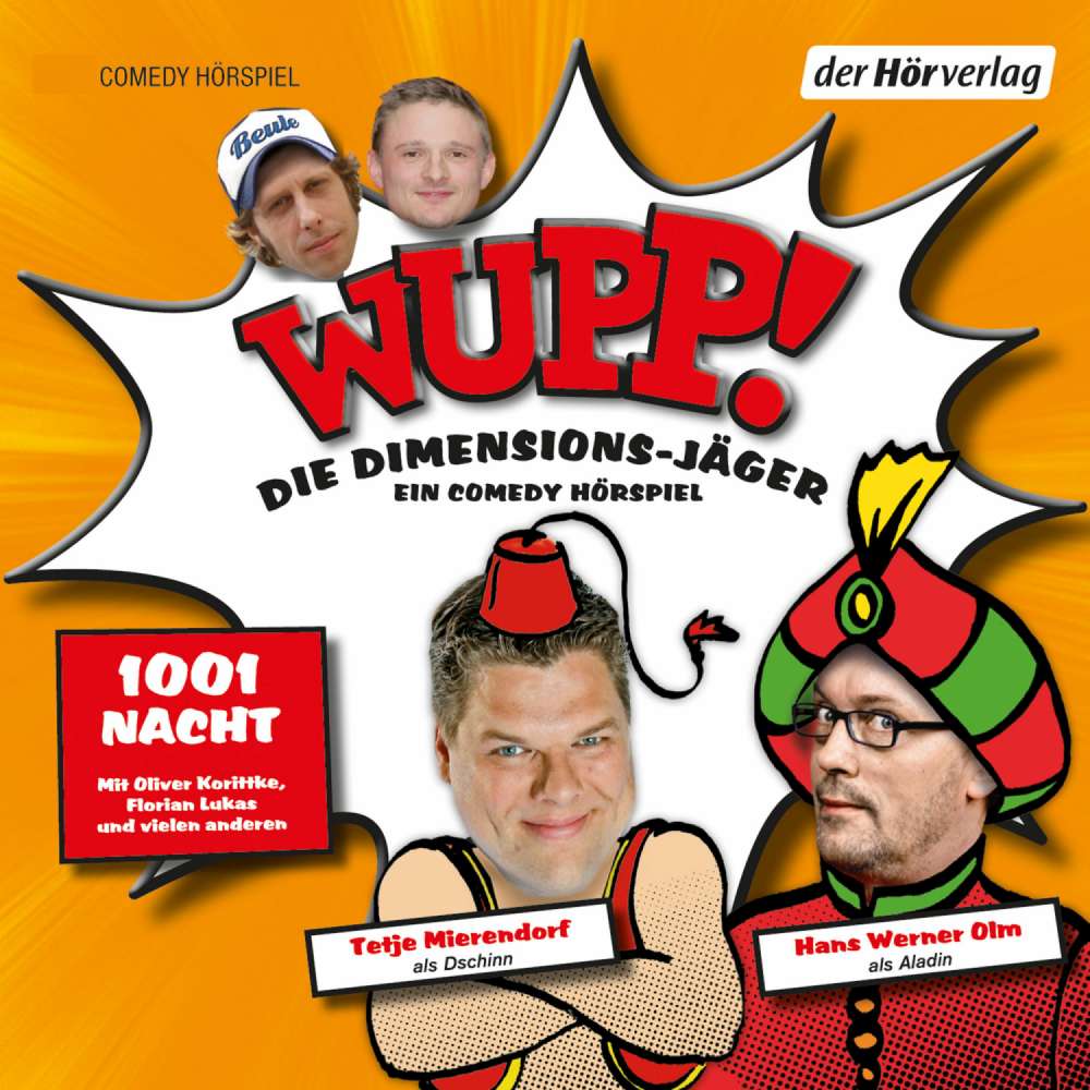 Cover von Kai Lüftner - Wupp! - Die Dimensions-Jäger - Folge 2 - 1001 Nacht
