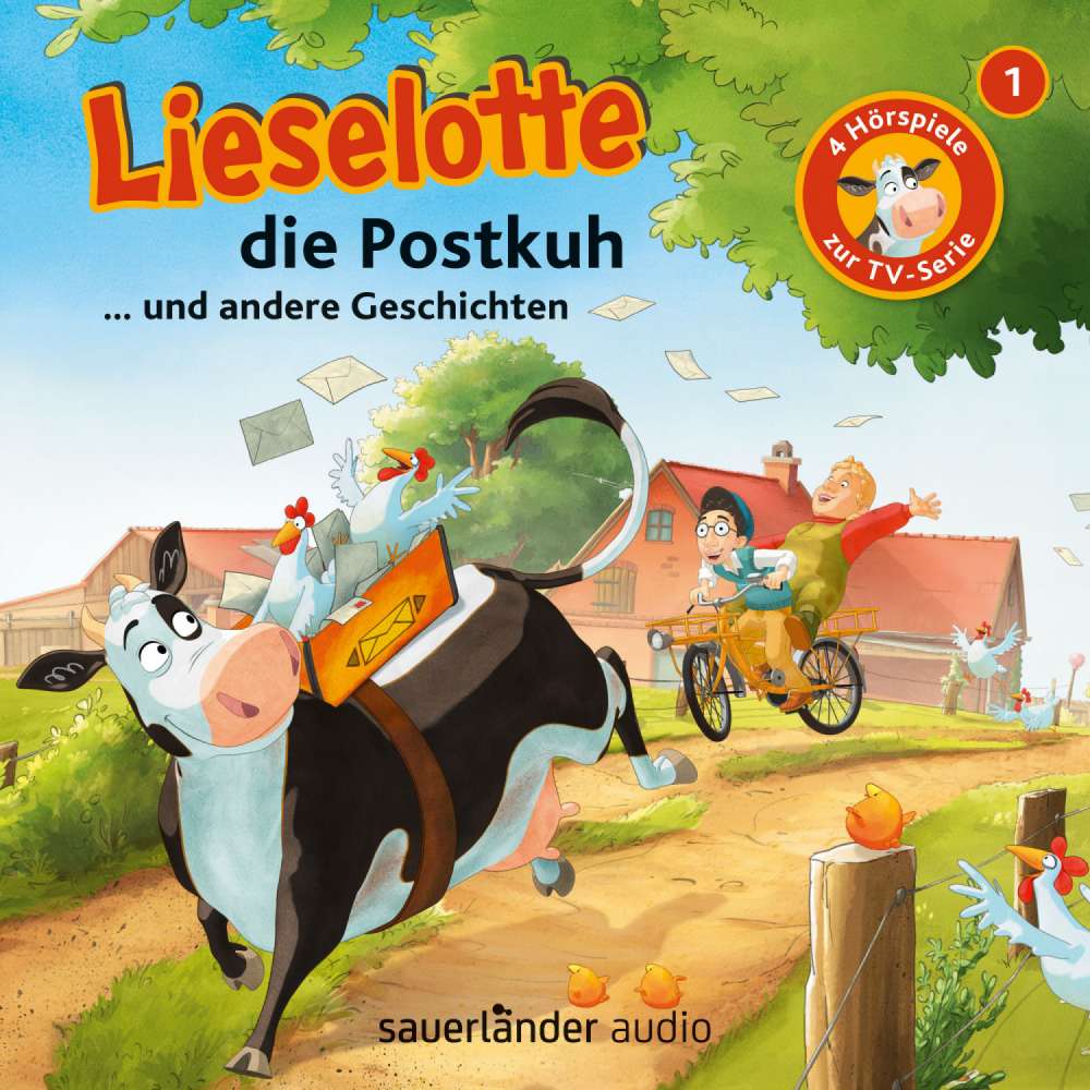 Cover von Lieselotte Filmhörspiele - Folge 1 - Lieselotte die Postkuh (Vier Hörspiele)