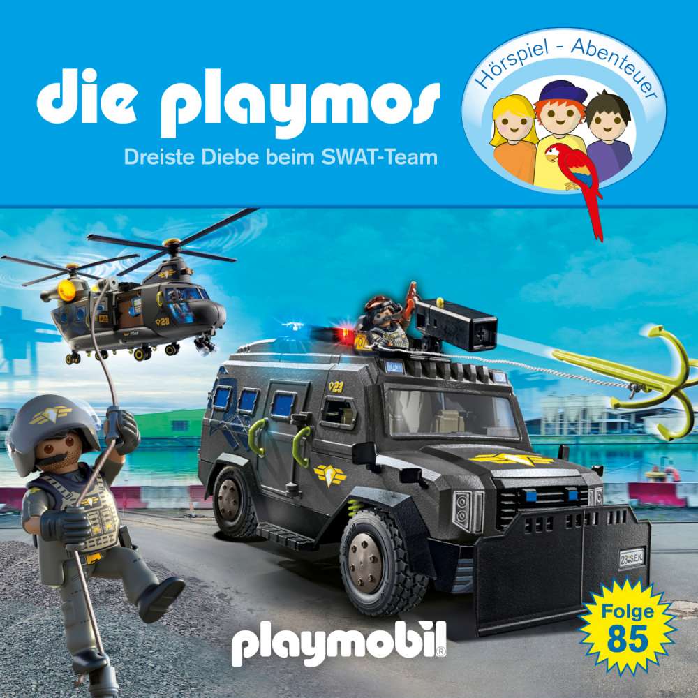 Cover von Die Playmos - Die Playmos - Das Original Playmobil Hörspiel - Folge 85 - Dreiste Diebe beim SWAT-Team