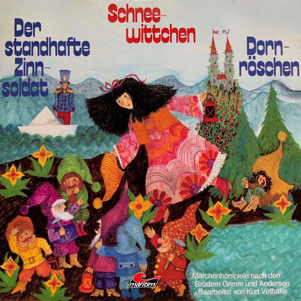 Cover von Gebrüder Grimm - Märchenhörspiele nach den Brüdern Grimm und Andersen - Schneewittchen, Der standhafte Zinnsoldat, Dornröschen
