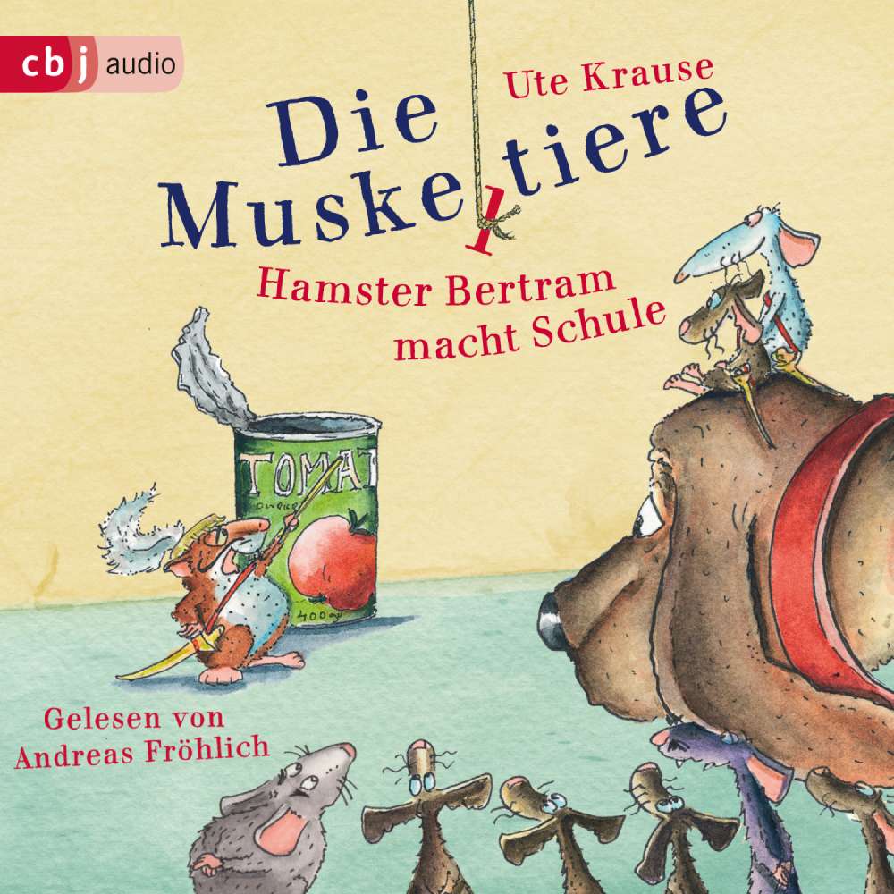 Cover von Ute Krause - Die Muskeltiere-Reihe: Die kleinen Abenteuer mit den Muskeltieren - Band 5 - Die Muskeltiere - Hamster Bertram macht Schule