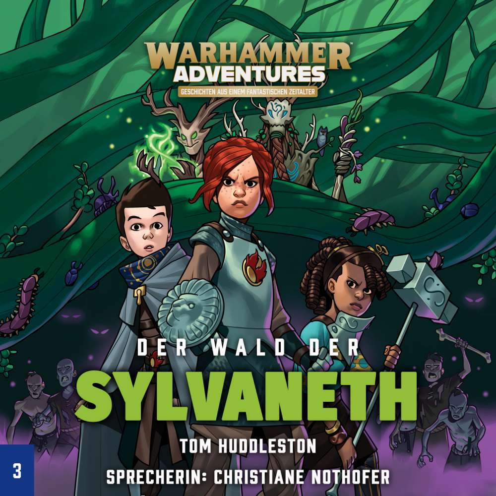 Cover von Tom Huddleston - Warhammer Adventures: Die Acht Reiche 3 - Der Wald der Slyvaneth