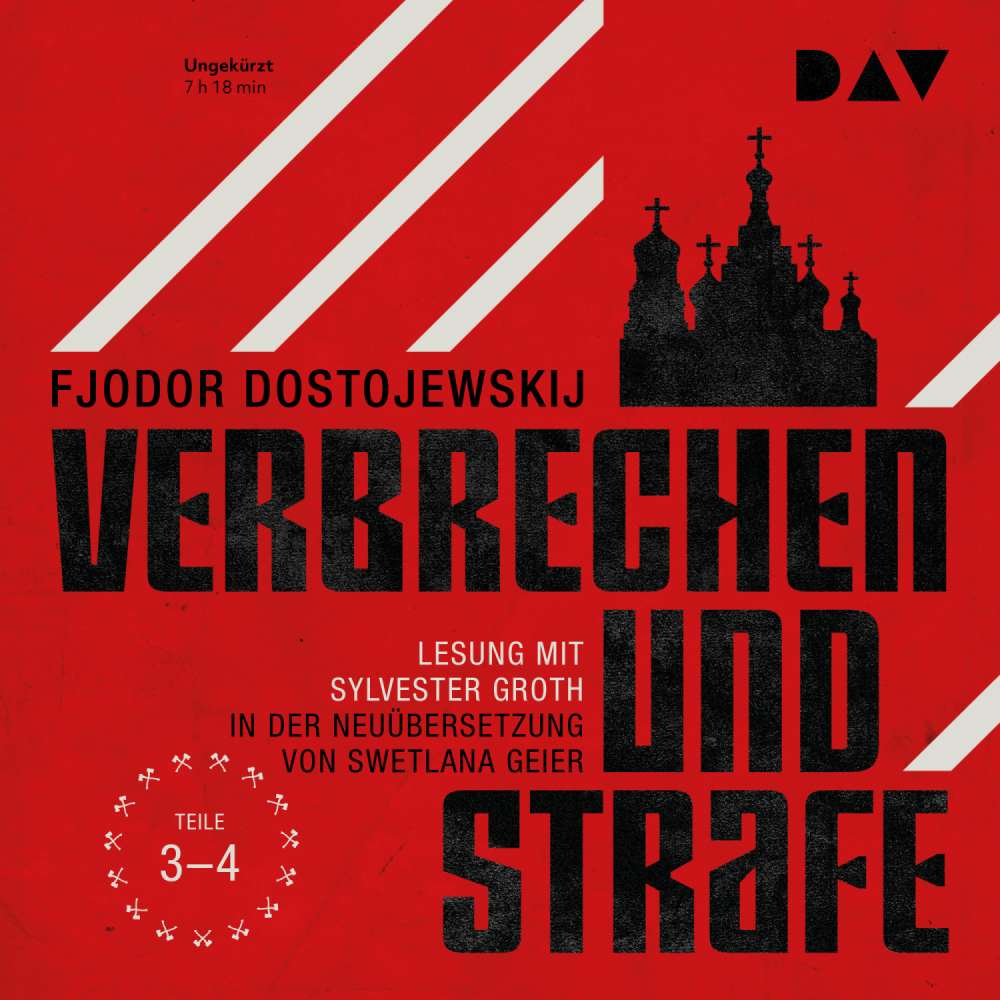 Cover von Fjodor Dostojewskij - Verbrechen und Strafe, Teil 3-4