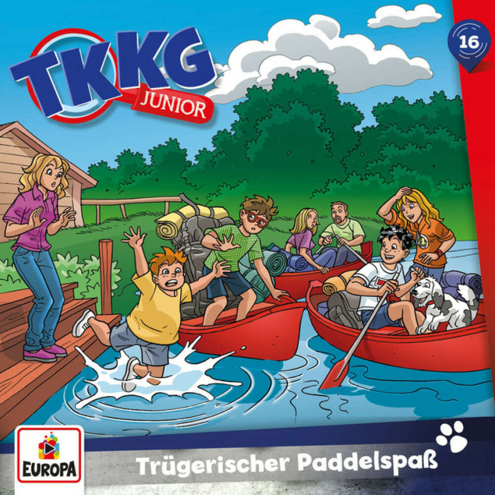 Cover von TKKG Junior - Folge 16: Trügerischer Paddelspaß