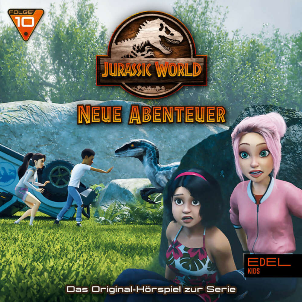 Cover von Jurassic World - Neue Abenteuer - Folge 10: Kenjis Reich / Cleveres Mädchen (Das Original-Hörspiel zur TV-Serie)