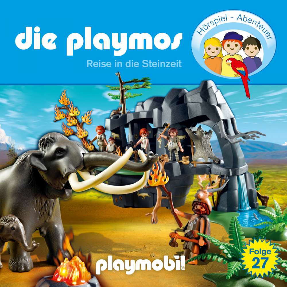 Cover von Die Playmos - Das Original Playmobil Hörspiel - Folge 27 - Reise in die Steinzeit