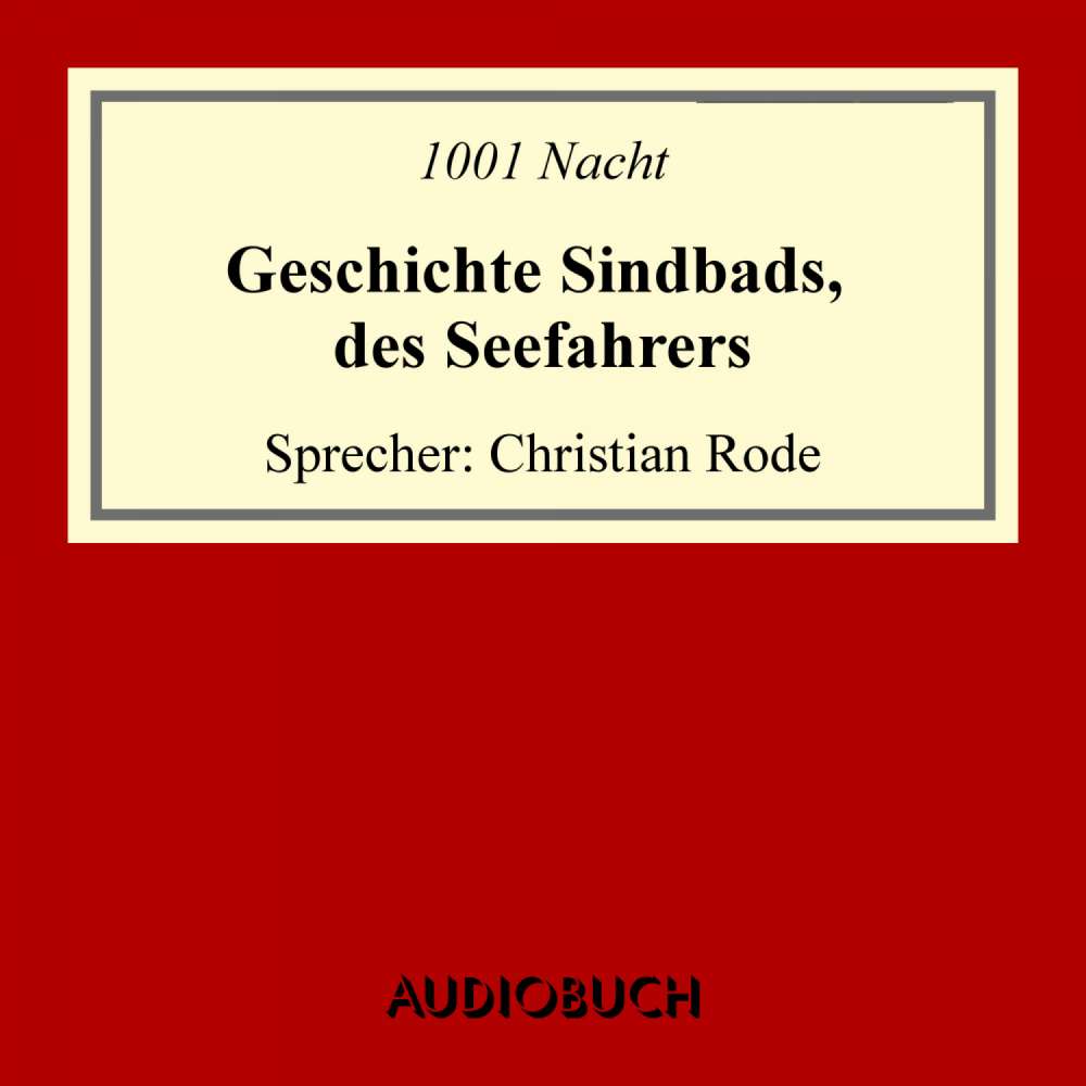 Cover von 1001 Nacht - Geschichte Sindbads, des Seefahrers
