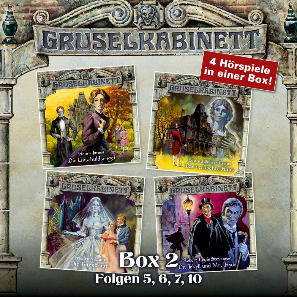 Cover von Gruselkabinett - Box 2 - Folgen 5, 6, 7, 10