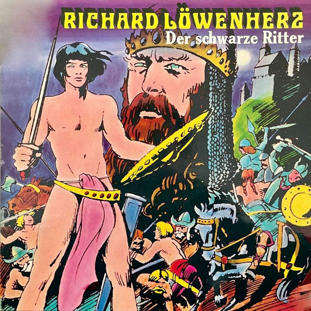 Cover von Peter Folken - Richard Löwenherz - Der schwarze Ritter
