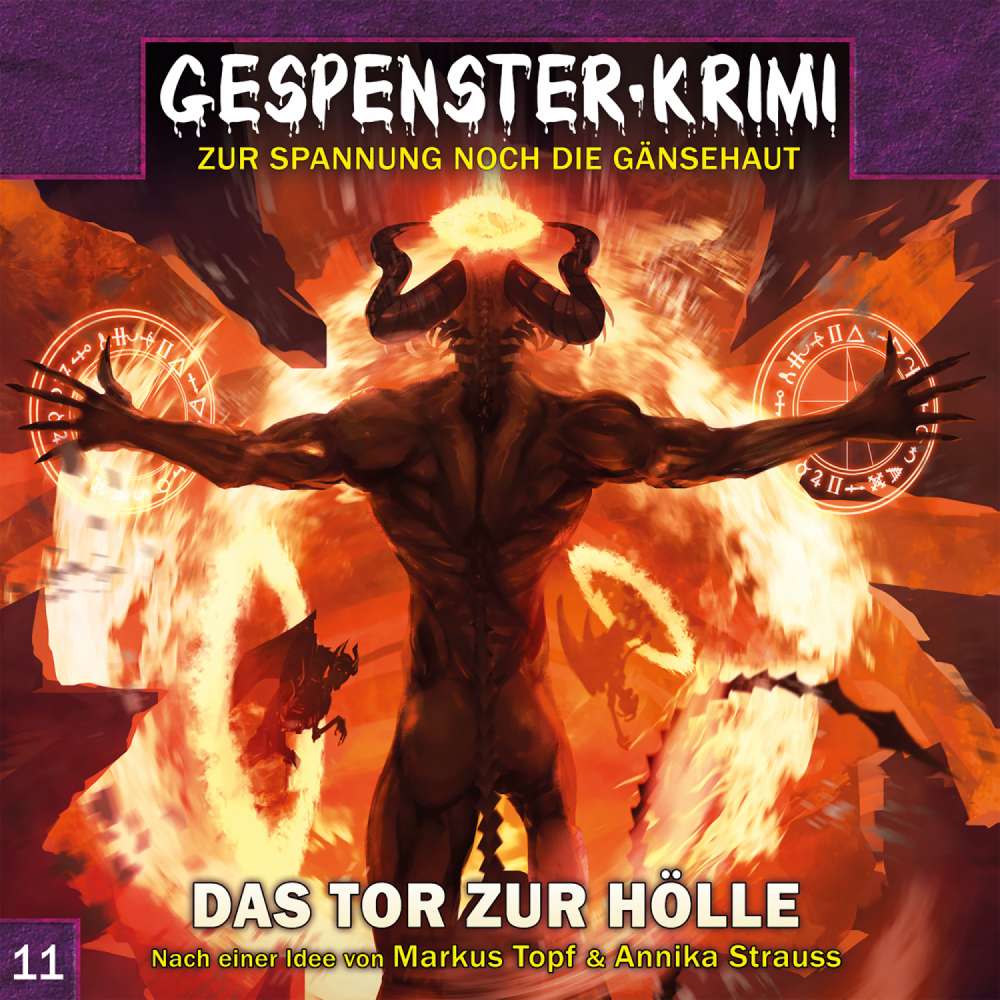 Cover von Markus Topf - Gespenster-Krimi - Folge 11 - Das Tor zur Hölle