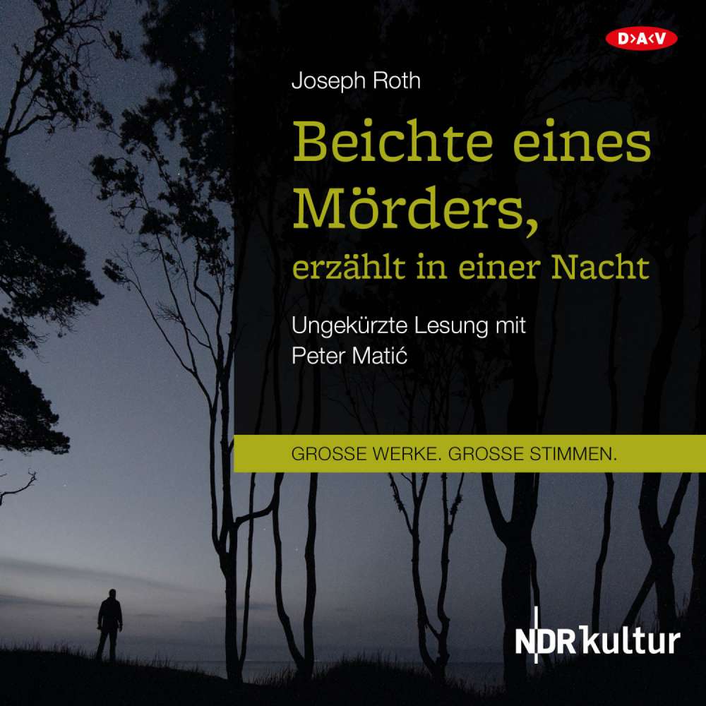 Cover von Joseph Roth - Beichte eines Mörders, erzählt in einer Nacht