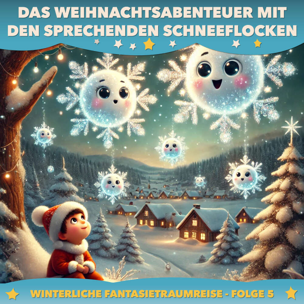 Cover von Winterliche Fantasietraumreisen - Folge 5 - Das Weihnachtsabenteuer mit den sprechenden Schneeflocken