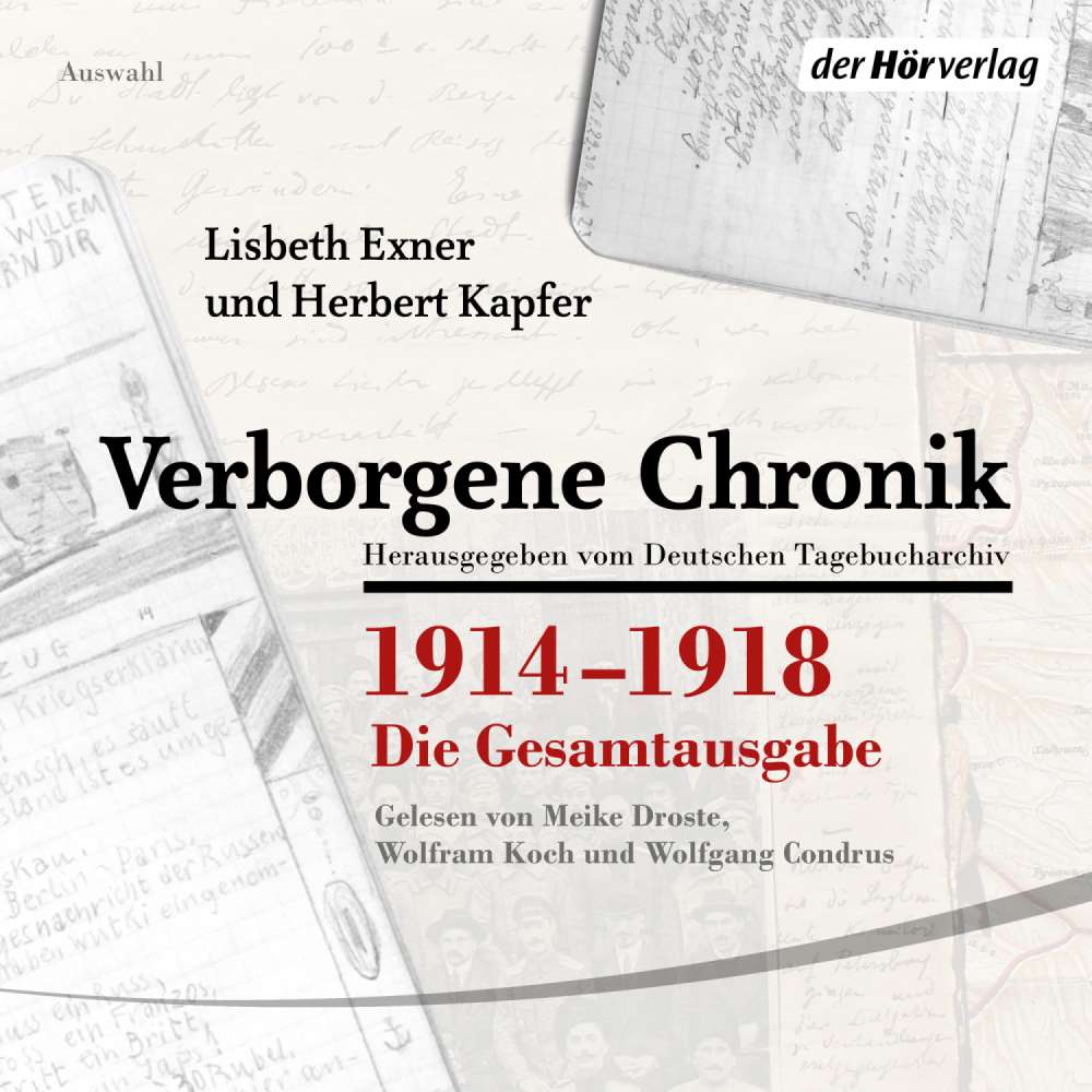 Cover von Lisbeth Exner - Verborgene Chronik 1914-1918 - Die Gesamtausgabe