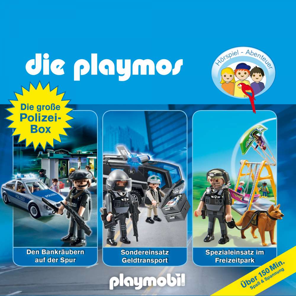 Cover von Die Playmos - Die Playmos - Die große Polizei-Box, Folgen 28, 41 & 44