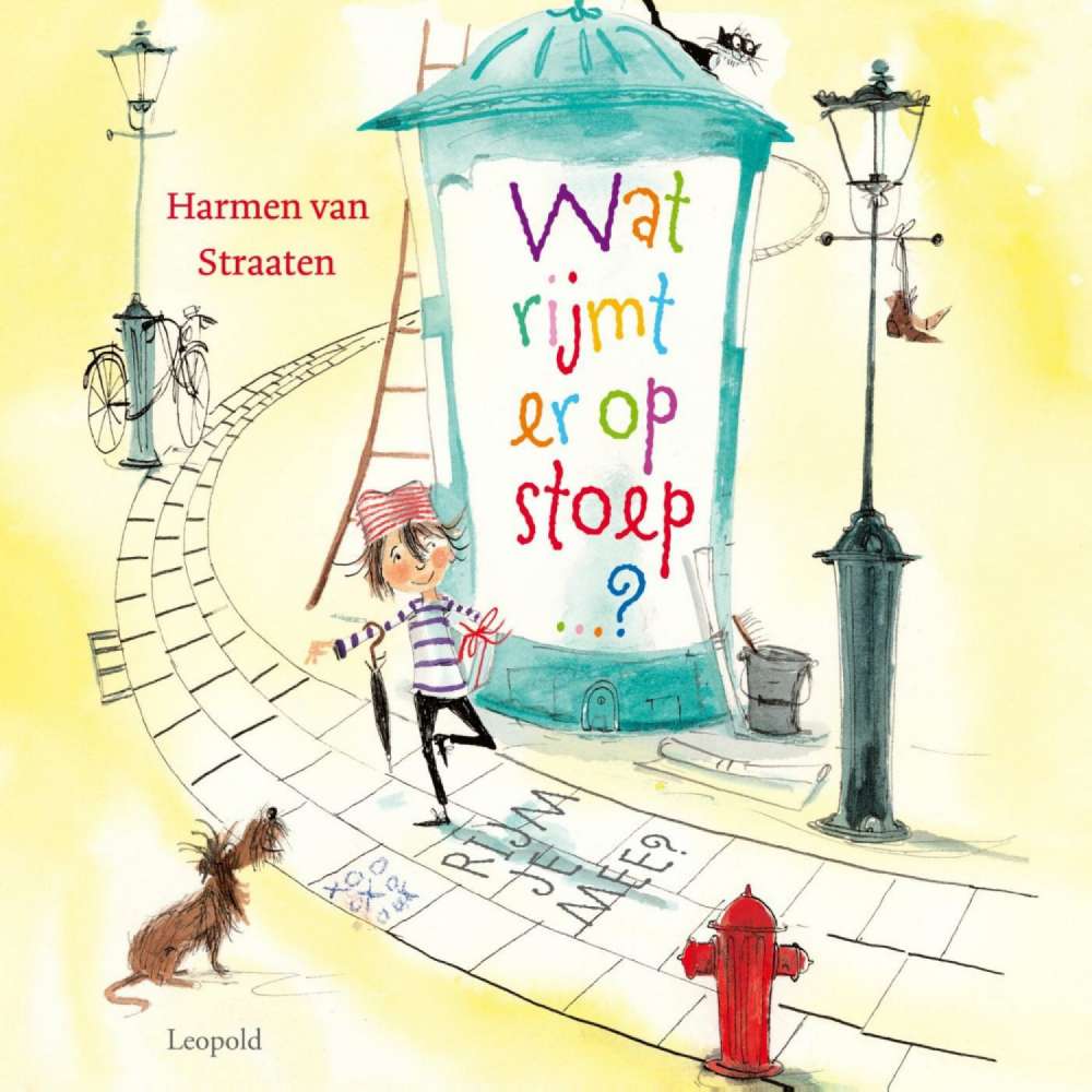 Cover von Harmen van Straaten - Grappige en ondeugende rijmprentenboeken - Wat rijmt er op stoep?