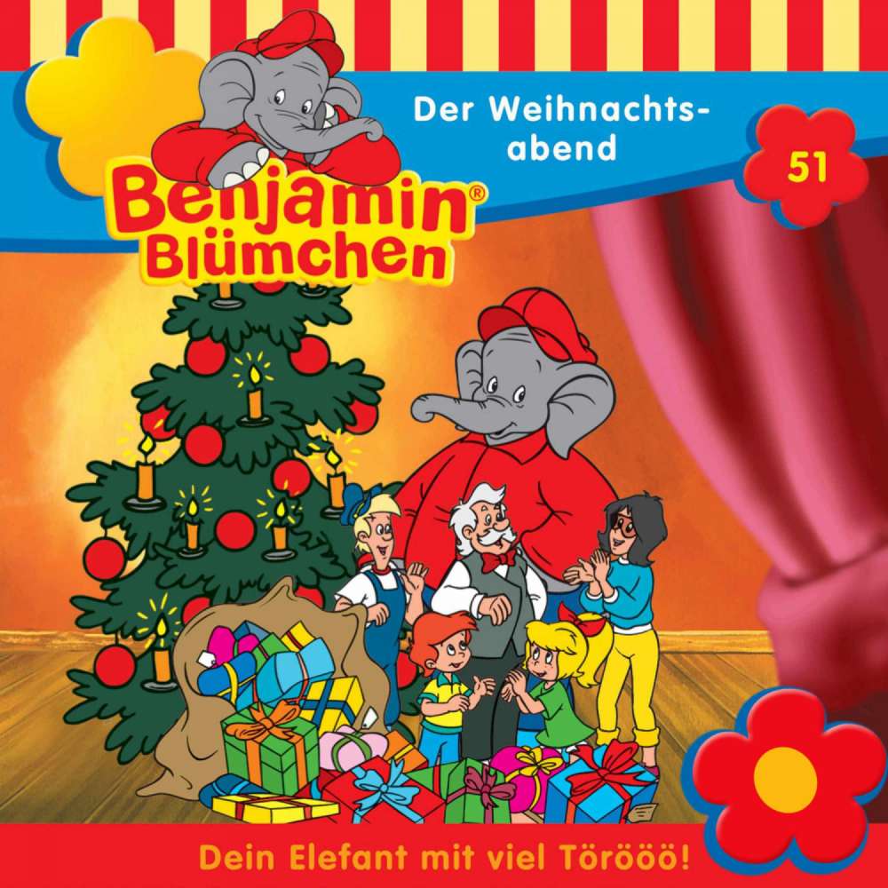 Cover von Benjamin Blümchen -  Folge 51 - Der Weihnachtsabend
