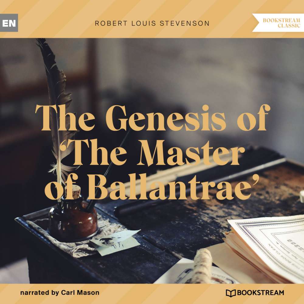 Cover von Robert Louis Stevenson - The Genesis of 'The Master of Ballantrae'