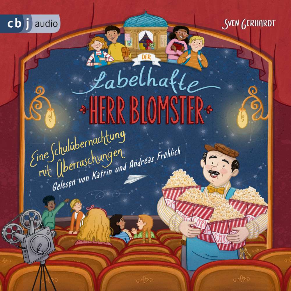 Cover von Sven Gerhardt - Die Der-fabelhafte-Herr-Blomster-Reihe - Band 2 - Der fabelhafte Herr Blomster - Eine Schulübernachtung mit Überraschungen