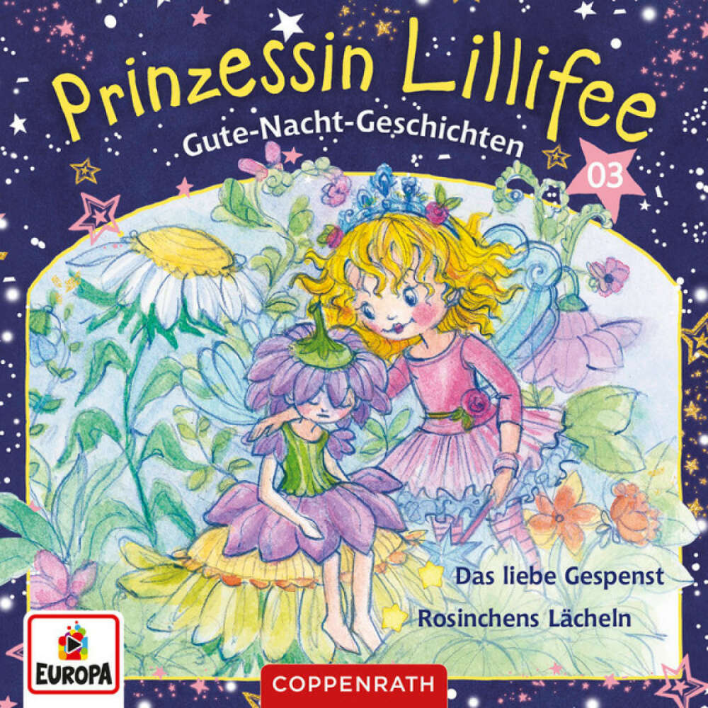 Cover von Prinzessin Lillifee - 003/Gute-Nacht-Geschichten Folge 5+6 - Das liebe Gespenst/Rosinchens Lächeln